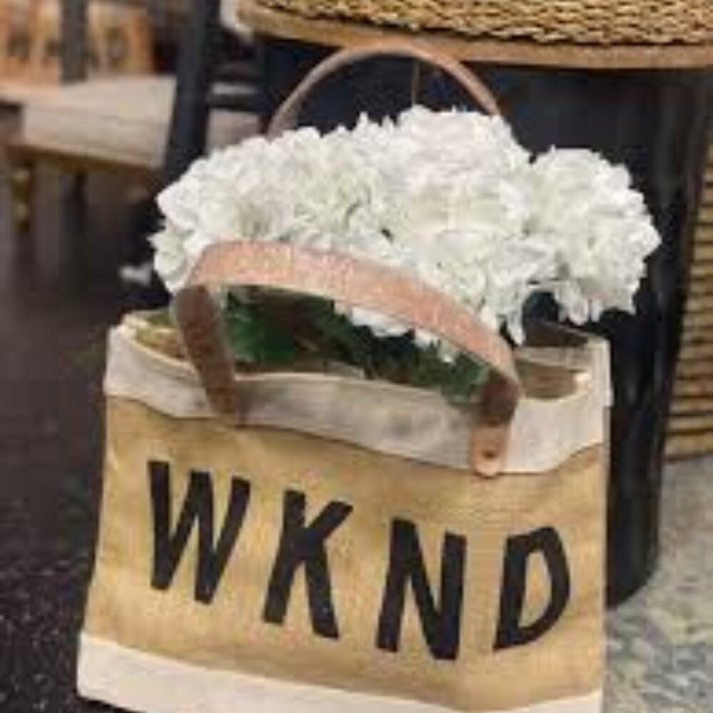 Santa Barbara Designs Natural Market Tote - WKND/NWT - Picture 5 of 13